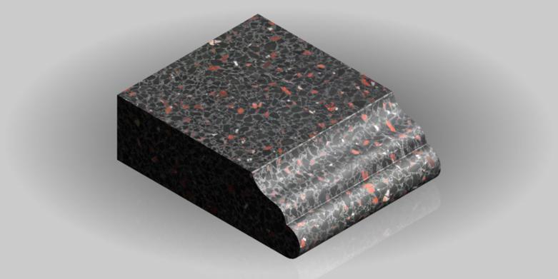 Actual Final Ogee Bullnose Edge